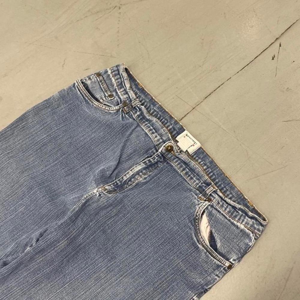Main street Blues faded regular wash denim jeans with nice fade - Picture 4 of 8